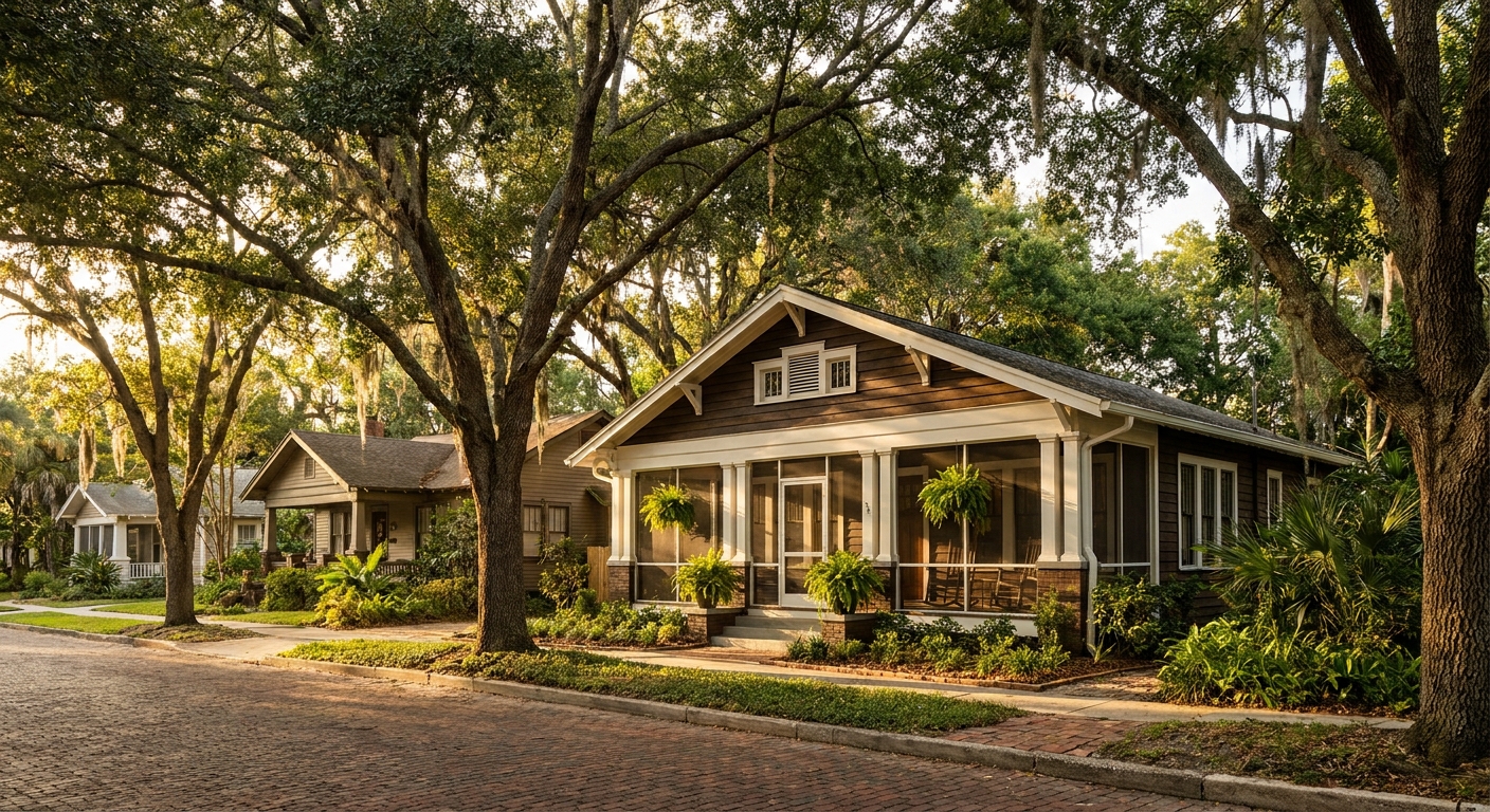 Central Tampa neighborhood near Tampa