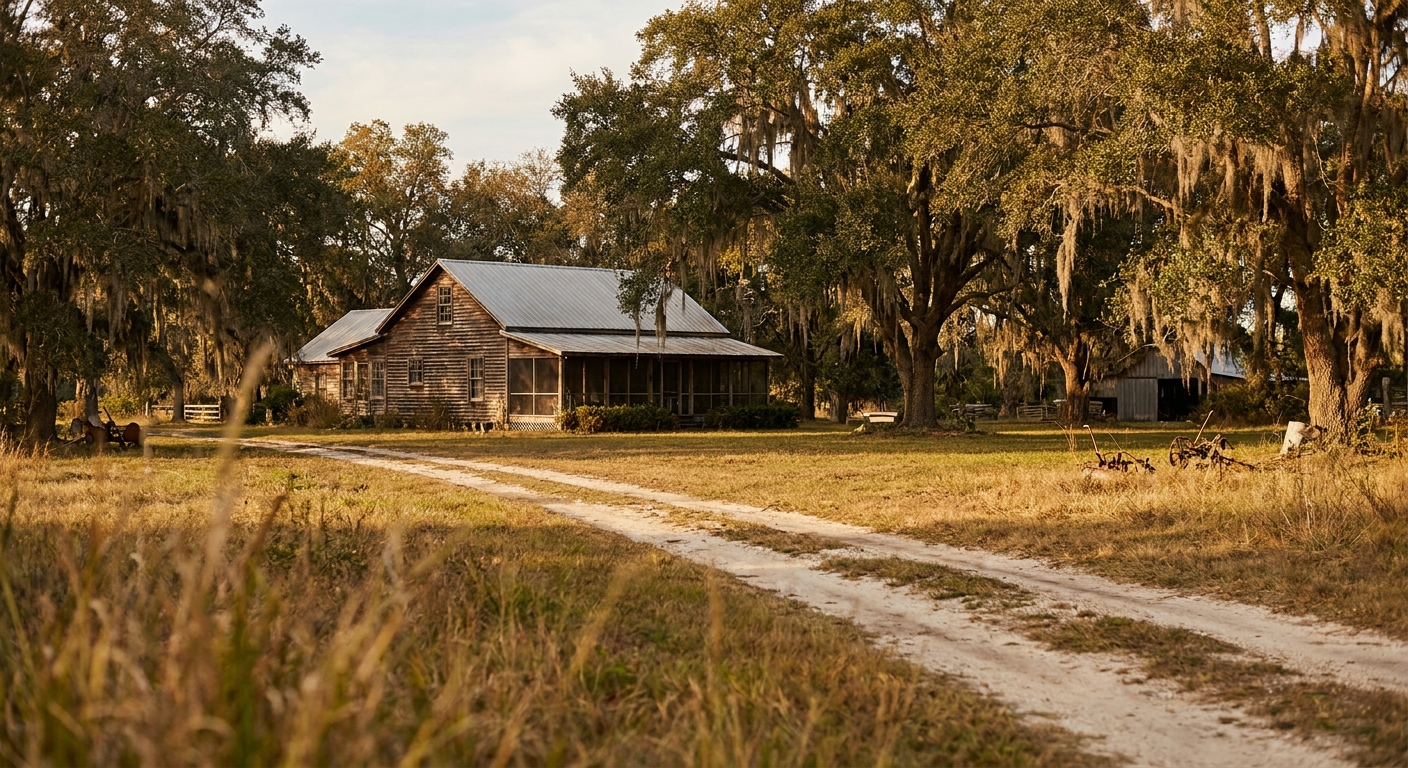 Rural Hillsborough neighborhood near Dover